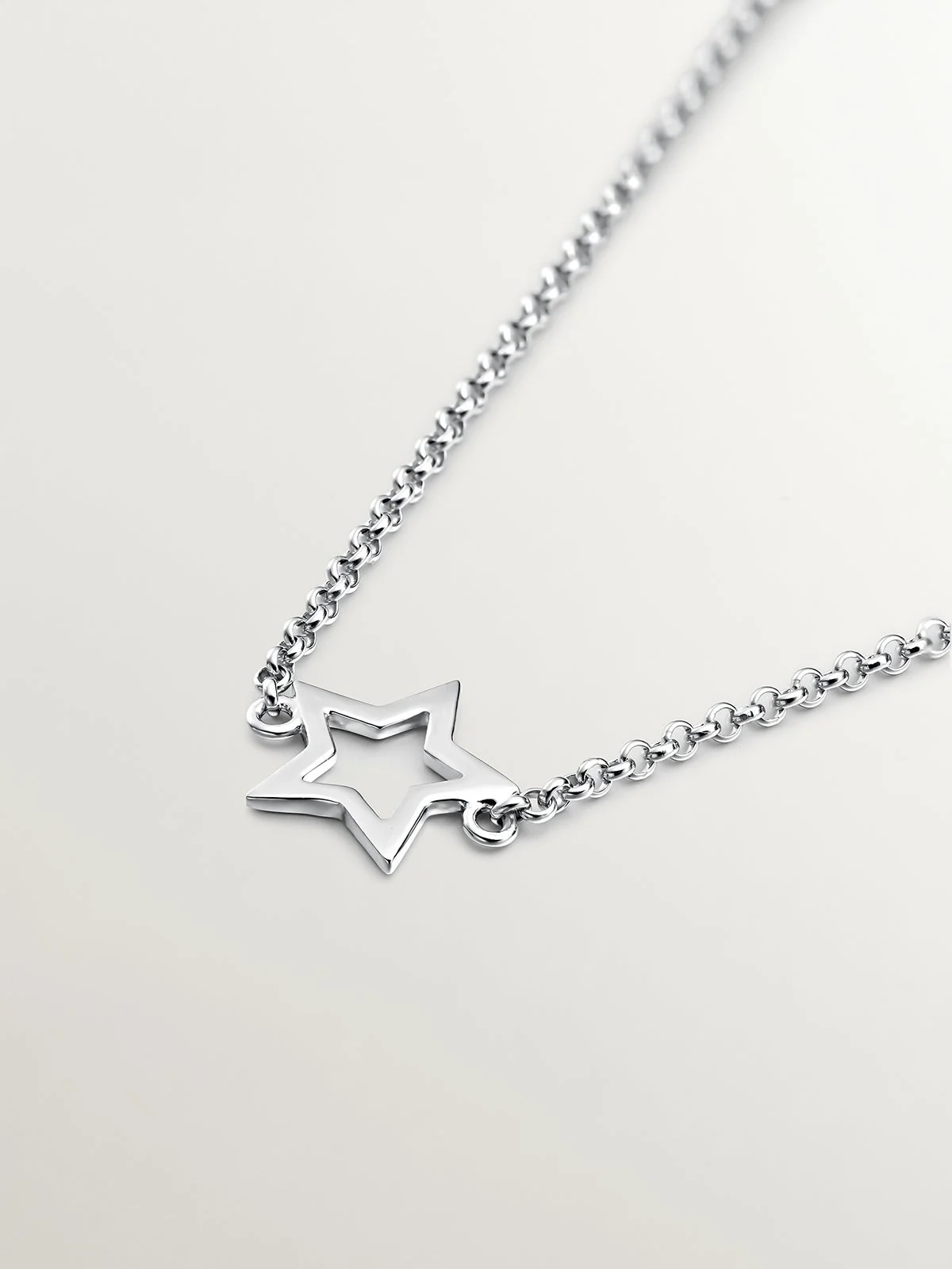 Pulsera de plata 925 con forma de estrella - Image 3