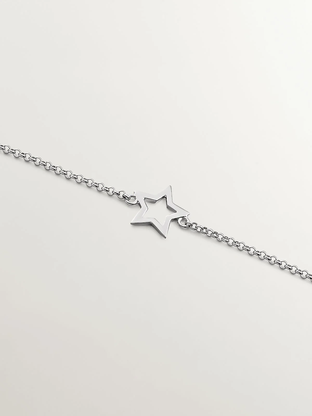 Pulsera de plata 925 con forma de estrella - Image 5