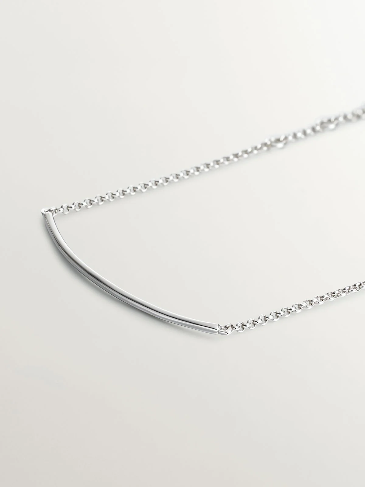 Pulsera de plata 925 con forma de tubo - Image 3