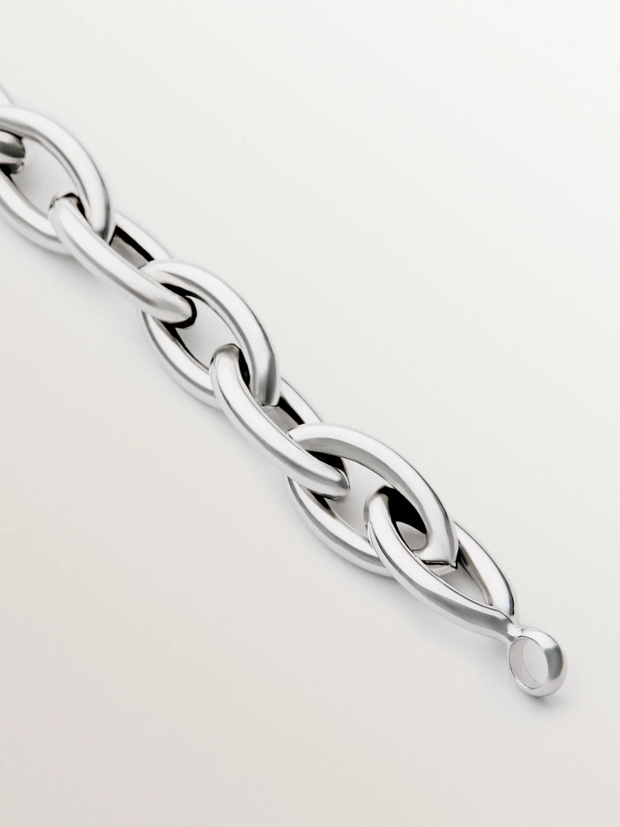 Pulsera de plata 925 de eslabones ovalados - Image 5