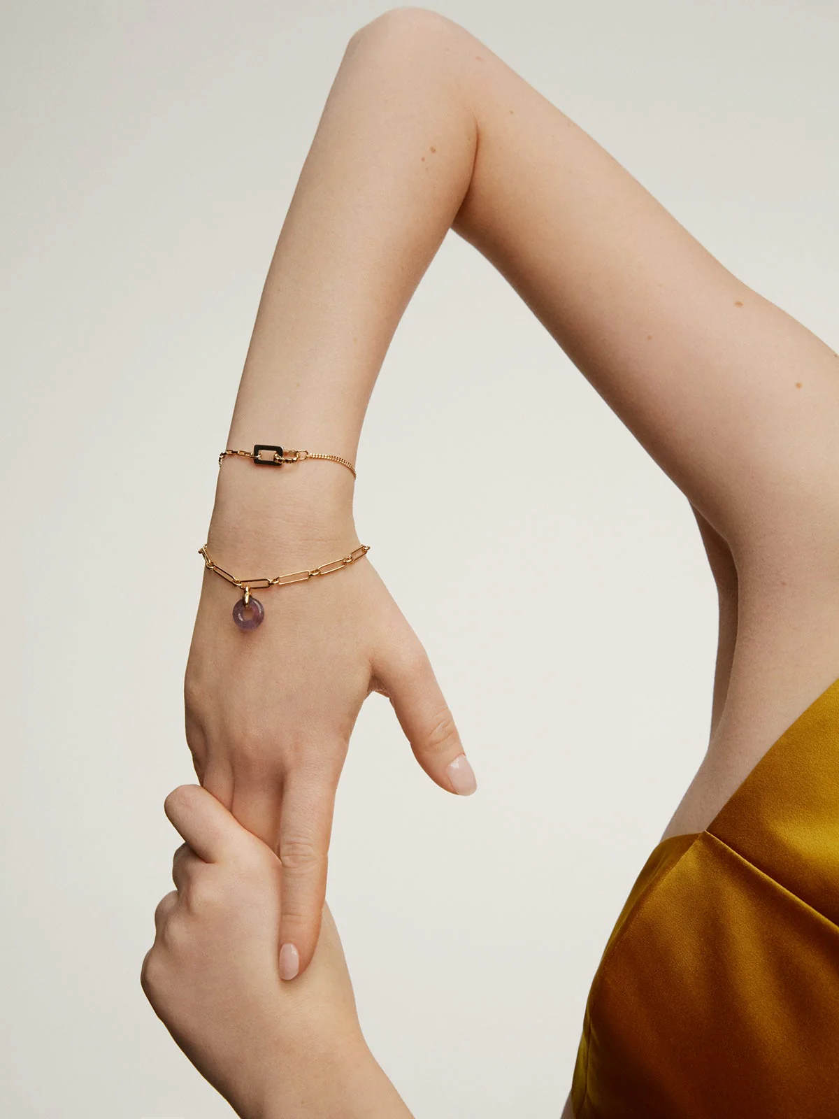 Pulsera de plata 925 y plata 925 bañada en oro amarillo de 18K - Image 4