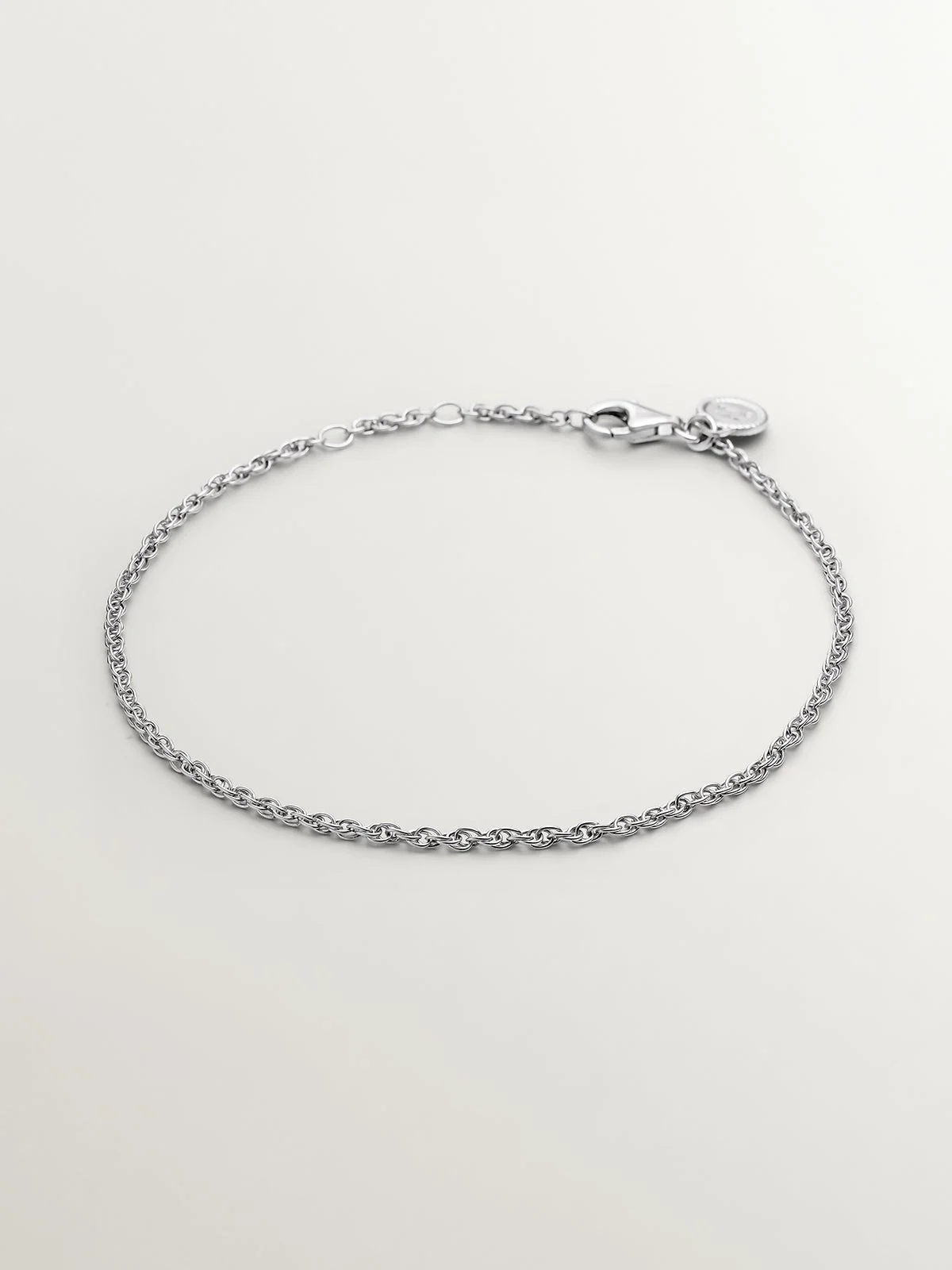 Pulsera tobillera de eslabones de plata 925