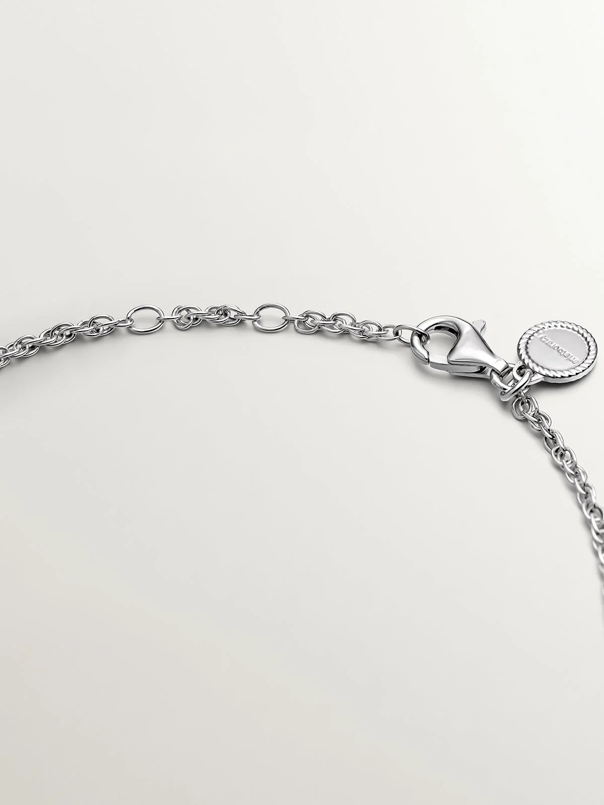 Pulsera tobillera de eslabones de plata 925 - Image 6