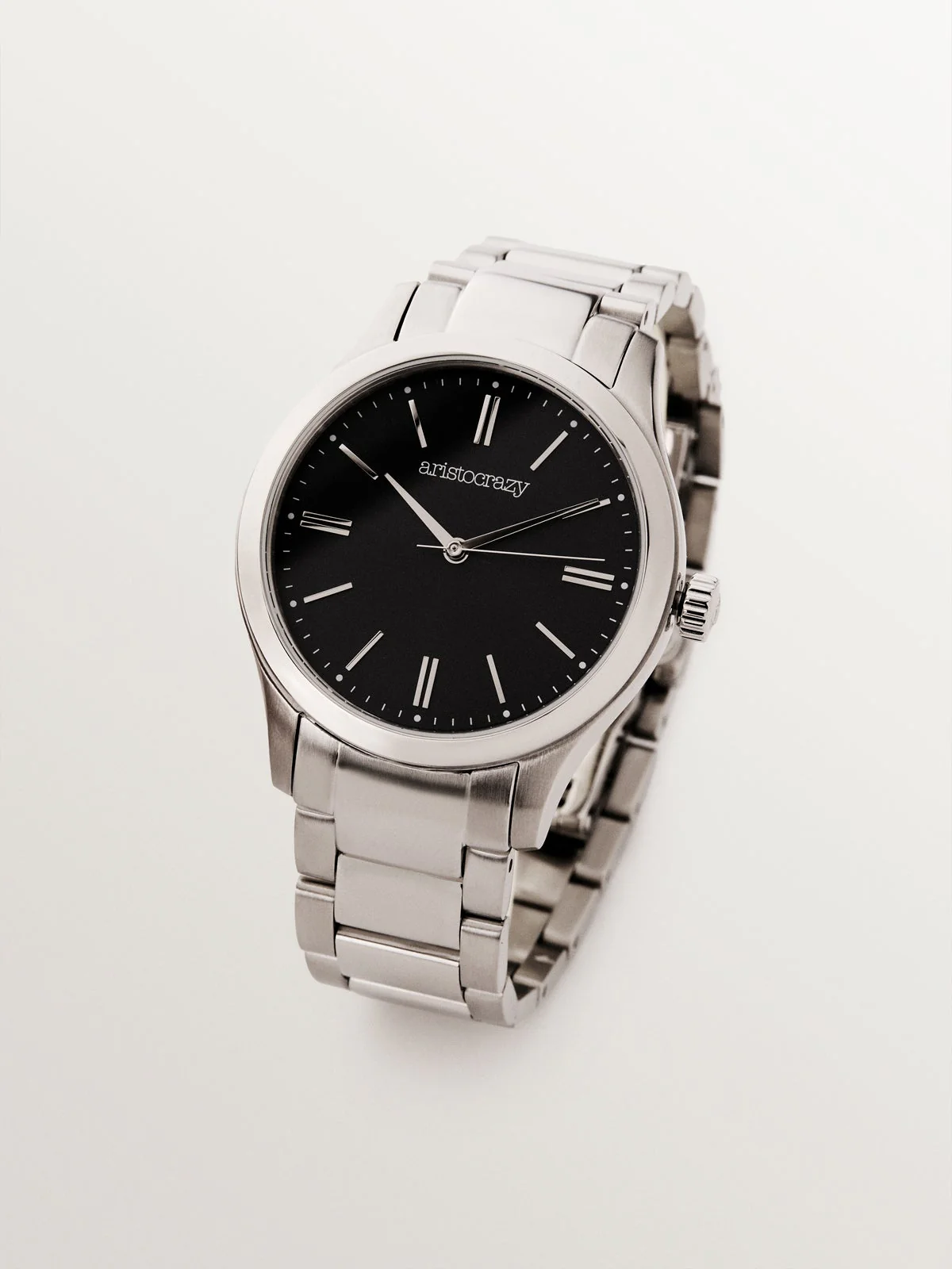 Reloj Mitte con correa de acero gris y esfera azul - Image 3